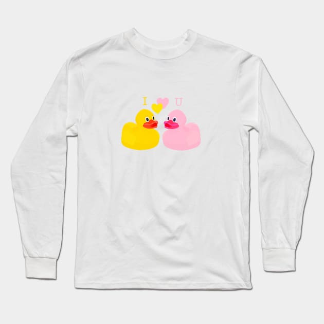 I love you ducky Long Sleeve T-Shirt by smoochugs